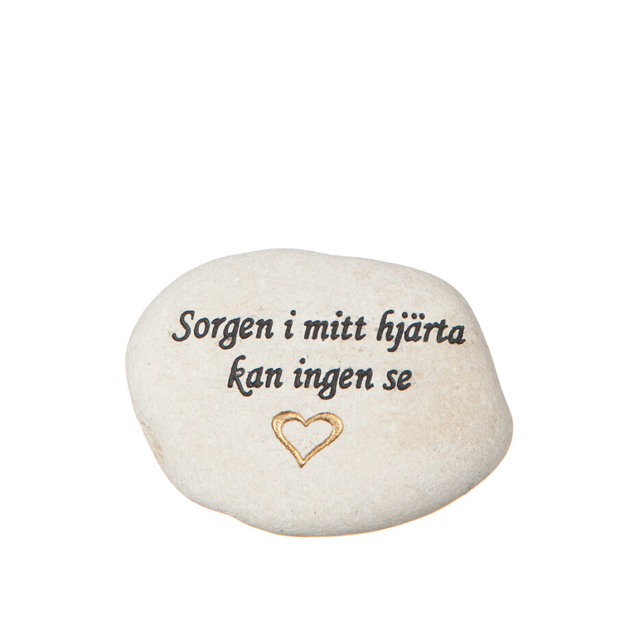 Sten med olika graverade texter