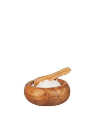 Salt/Pepparskål teak med sked