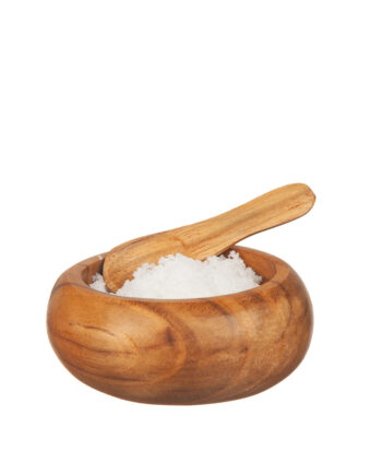 Salt/Pepparskål teak med sked