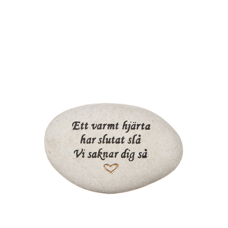 Sten med olika graverade texter