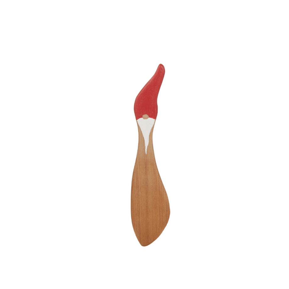 Smörkniv "Tomte" teak