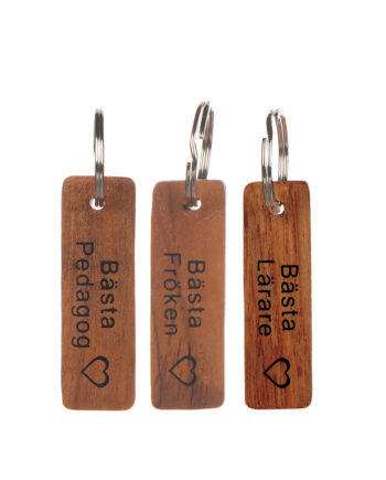 Nyckelring teak