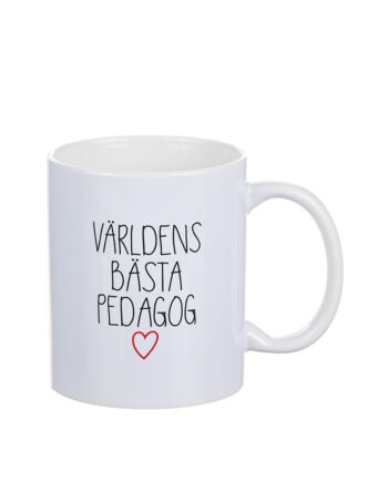 Mugg "Världens bästa pedagog"
