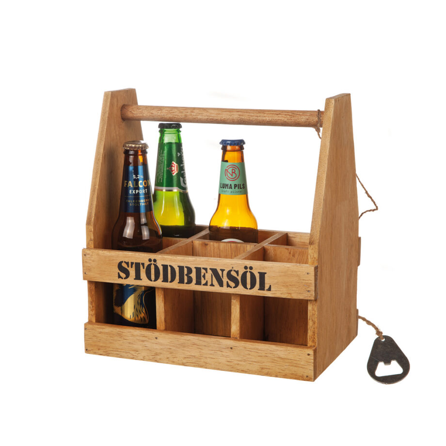 Trälåda "Stödbensöl" öppnare