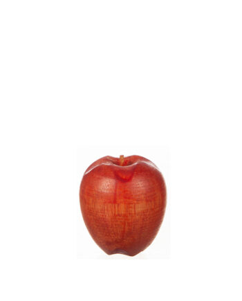 Äpple röd/orange i trä