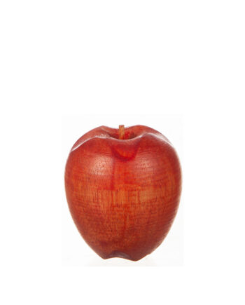 Äpple röd/orange i trä