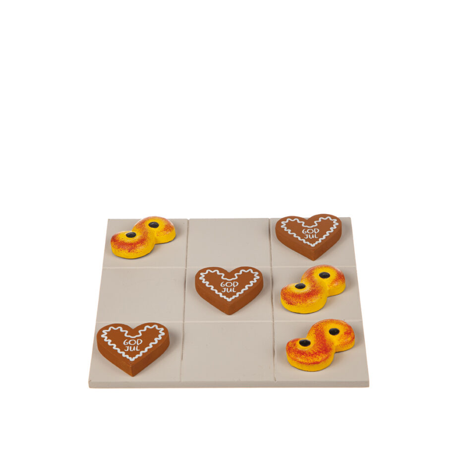 Tre i rad lussekatt/hjärta