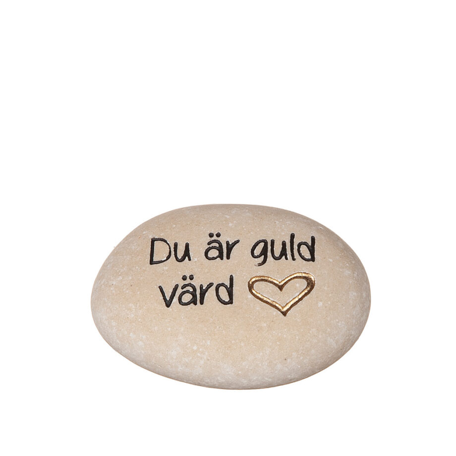 Sten med olika graverade texter