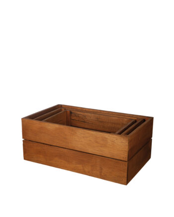 Trälådor i set 3st