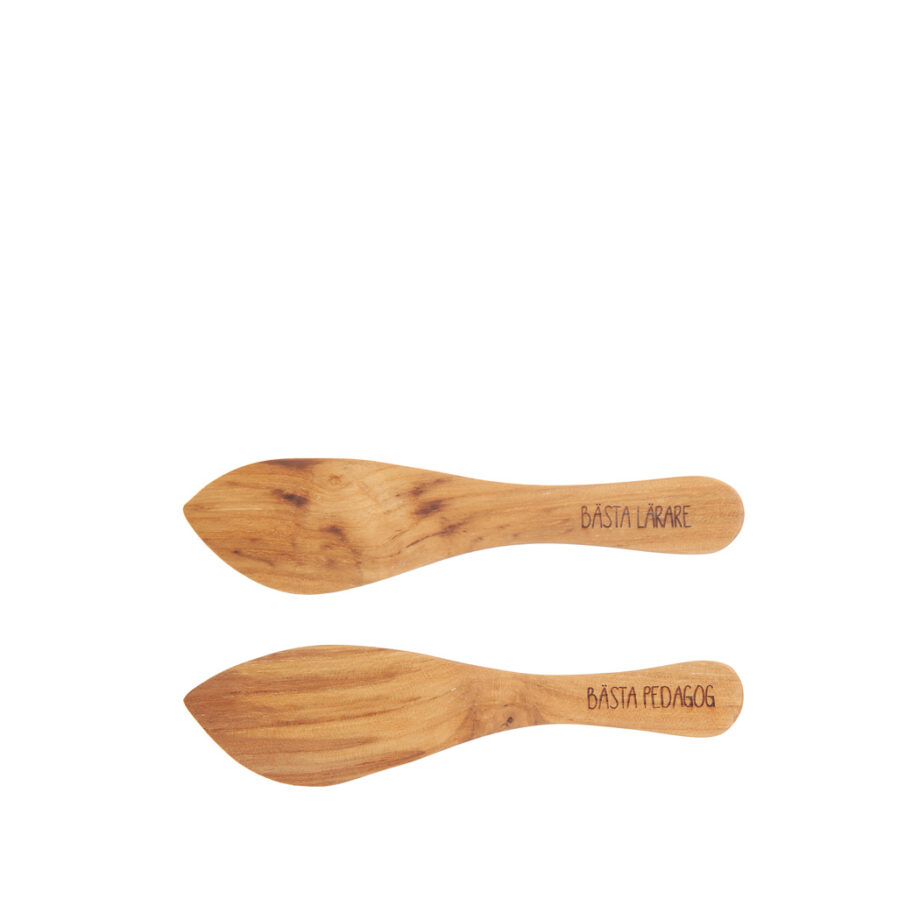 Smörkniv teak "Lärare/pedagog"