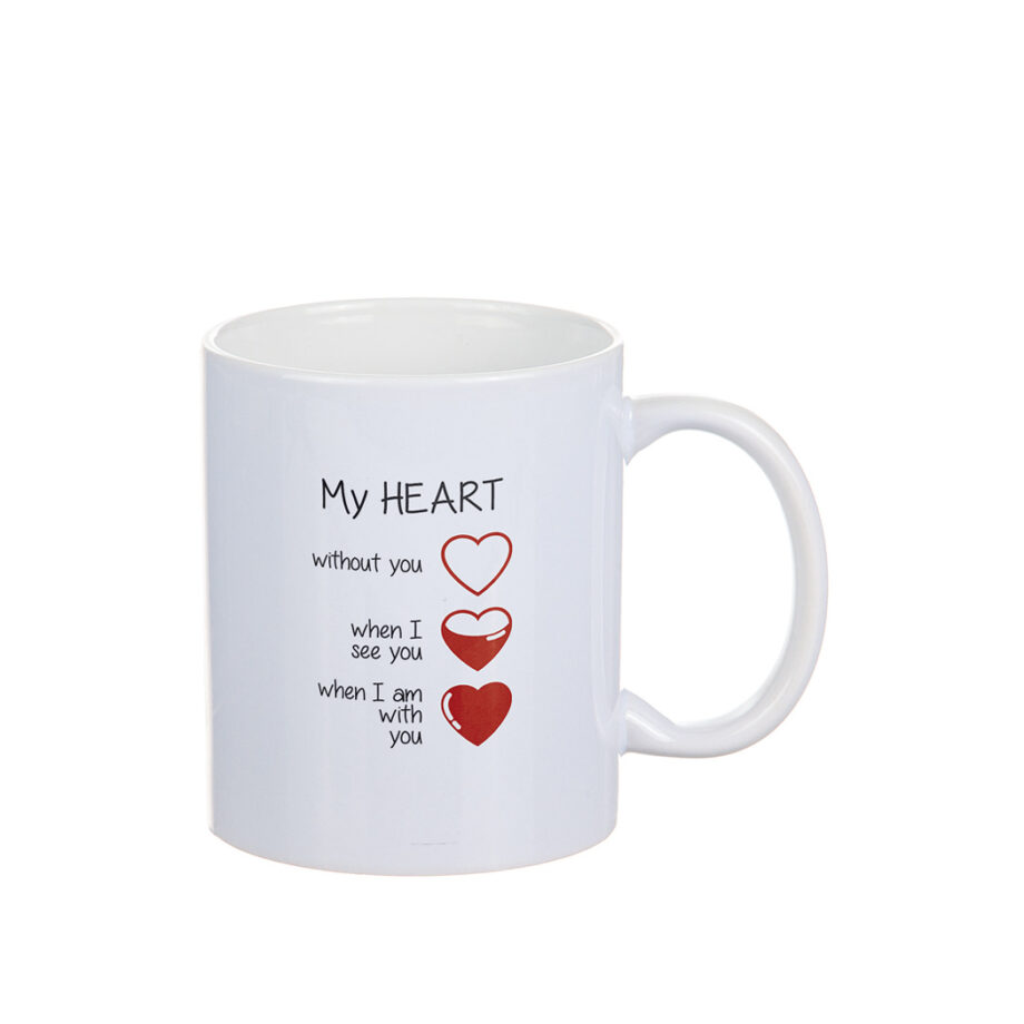 Mugg "Kärlekstexter"