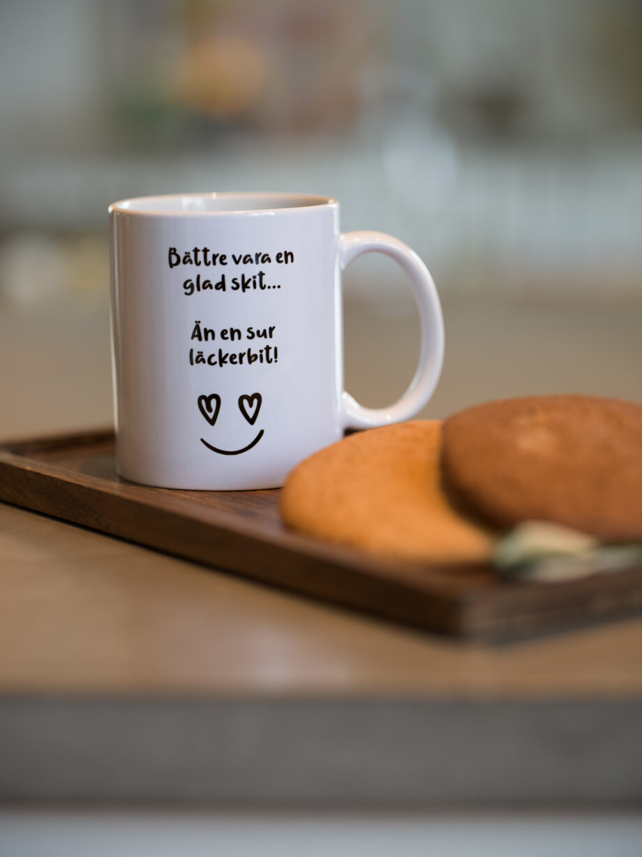 Mugg med text/motiv