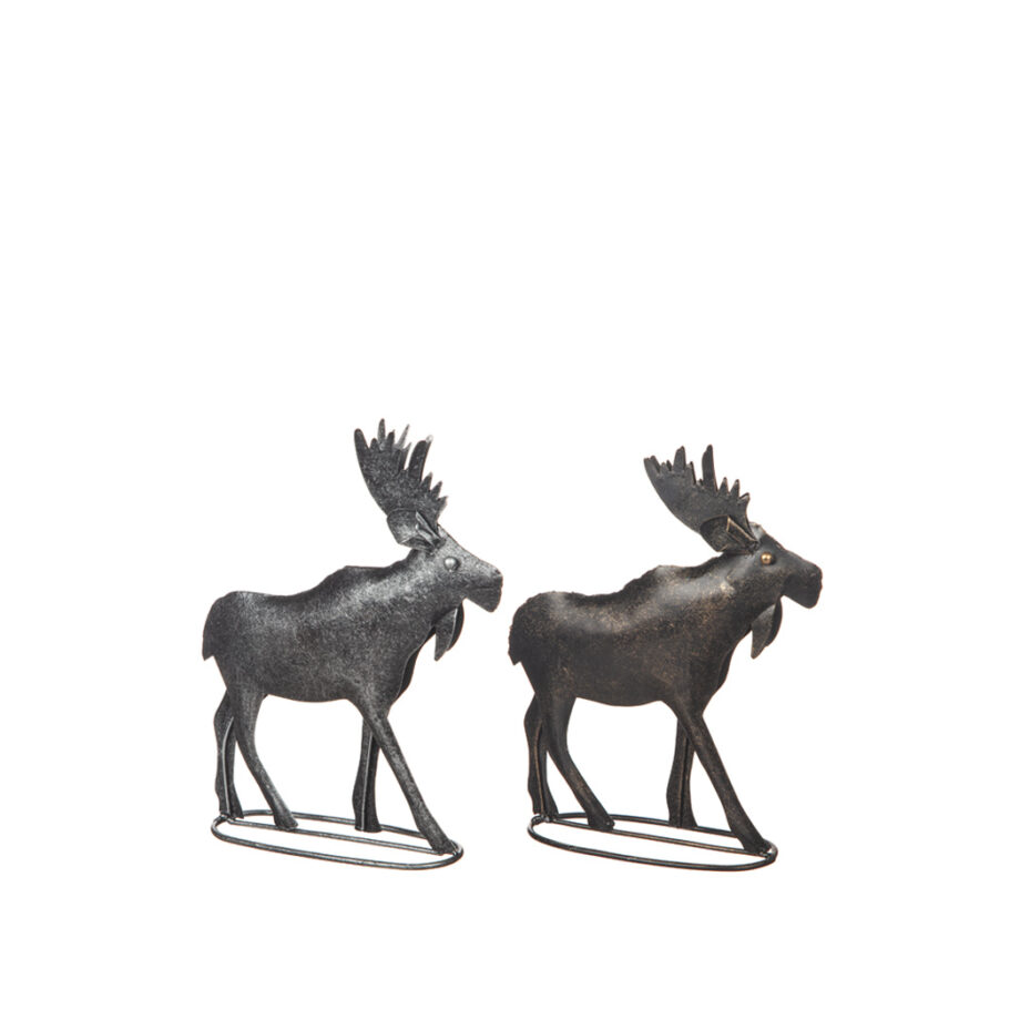 Älg i hamrad plåt