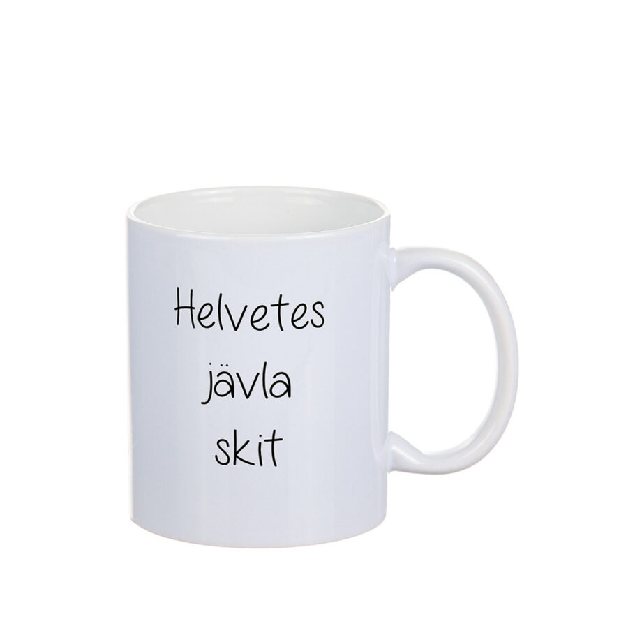 Mugg med neg. text