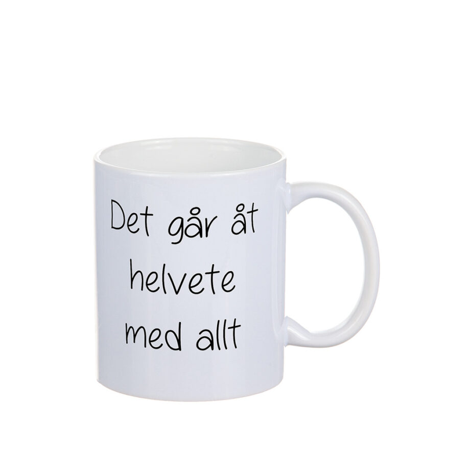 Mugg med neg. text