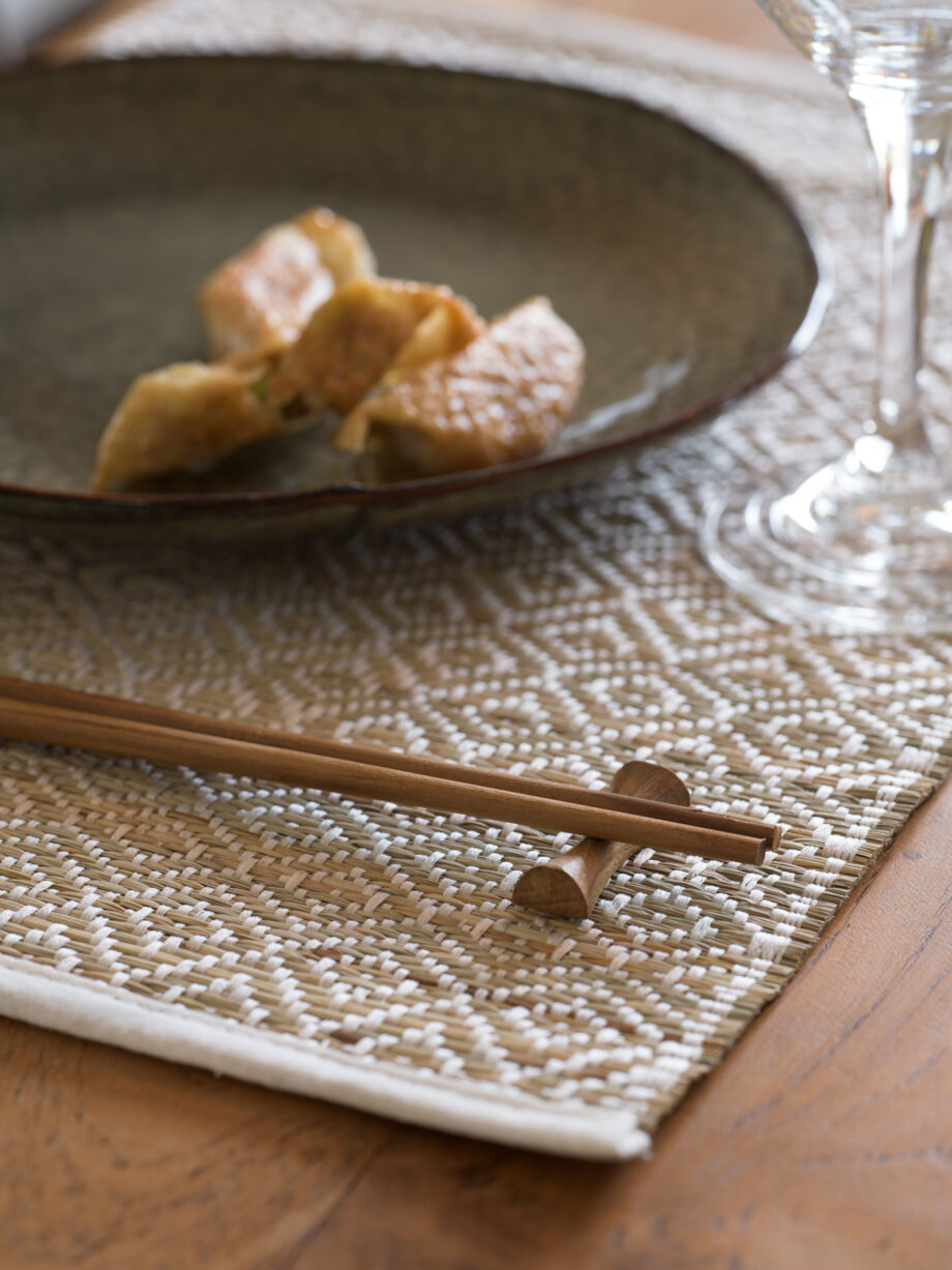 Ätpinnar i teak set