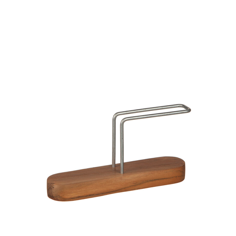 Kaffefilterhållare i teak/metall