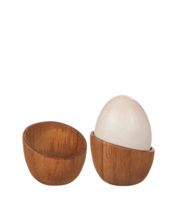 Äggkopp i teak