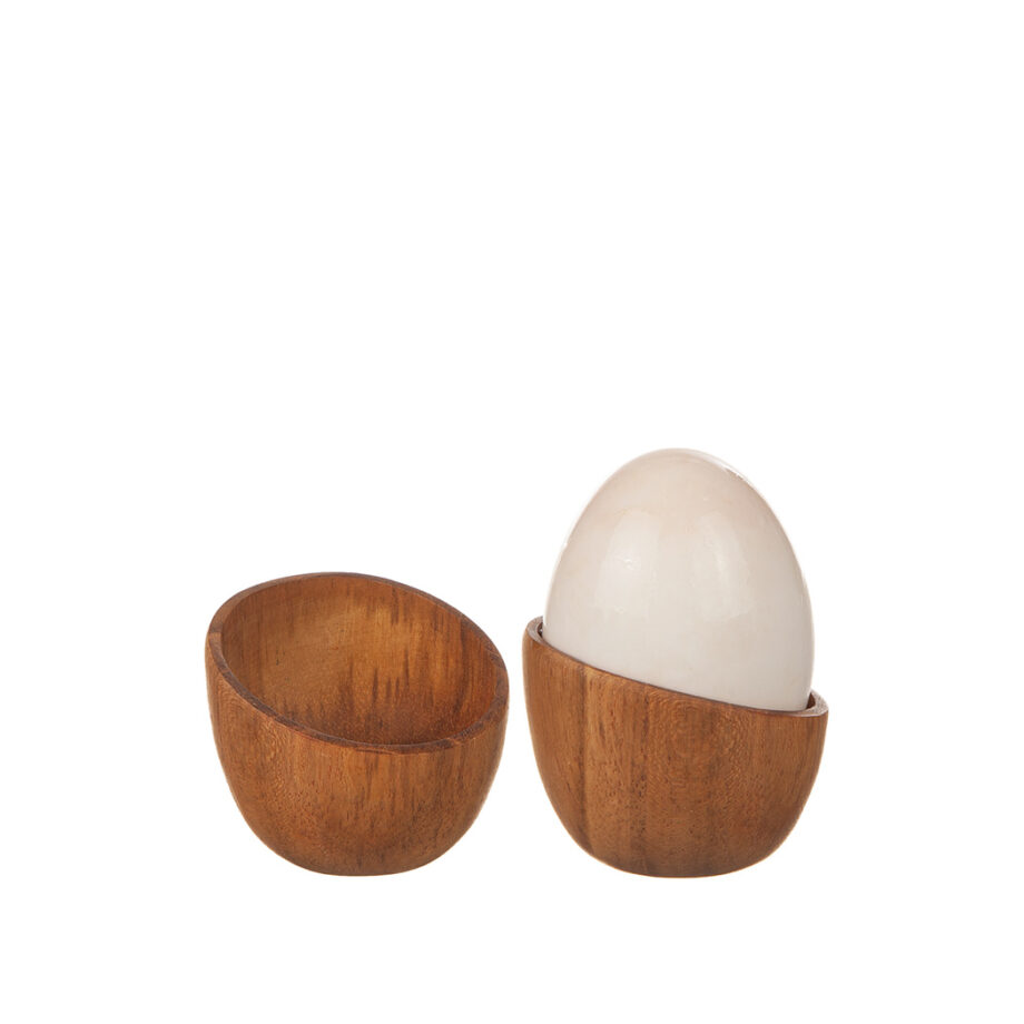 Äggkopp i teak