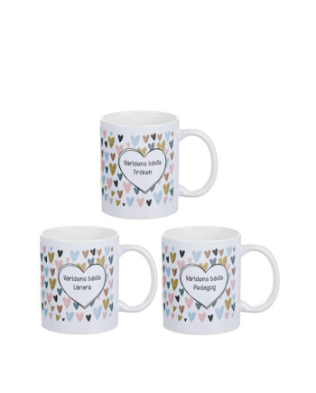 Mugg "Världens bästa fröken/lärare/pedagog"