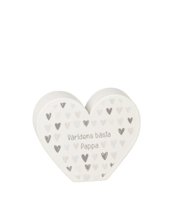 Stående hjärta "Pappa"