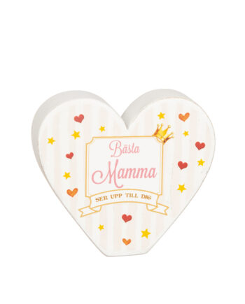Stående hjärta "Bästa Mamma"