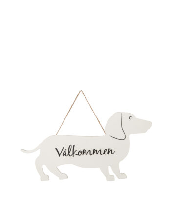 Träskylt tax "Välkommen"
