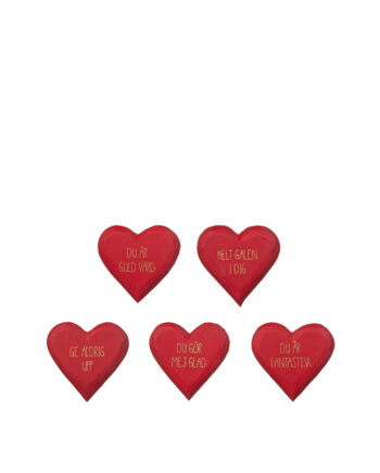 Magnet hjärta med texter