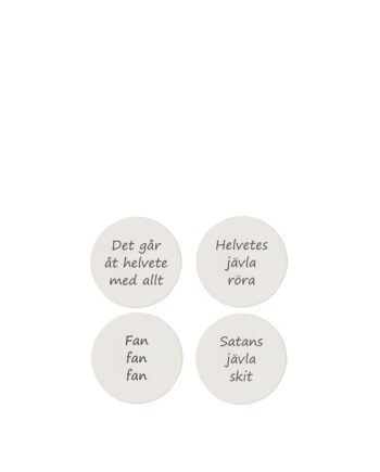 Magnet med negativa texter
