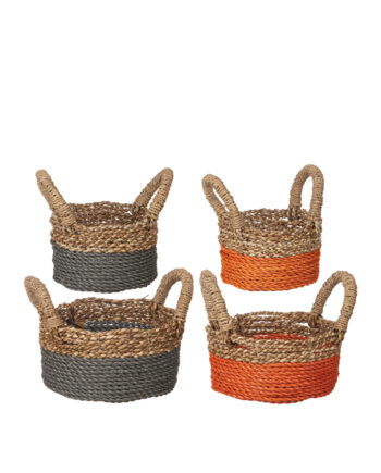 Korg i sjögräs set 2st