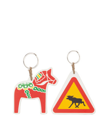 Nyckelring dalahäst/älg