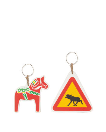 Nyckelring dalahäst/älg