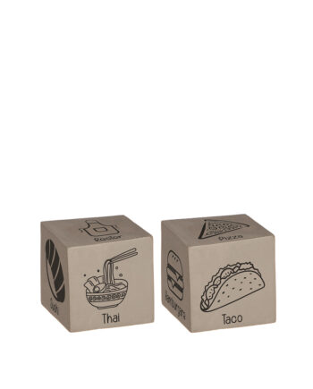 Kloss med olika maträtter