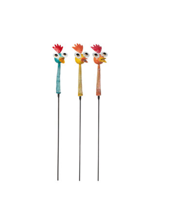 Trädgårdsstick fågel i hamr plåt