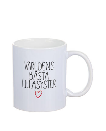 Mugg "Bästa lillasyster"