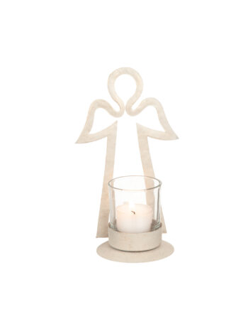 Ljuslykta ängel sand i plåt