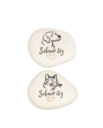 Sten hund/katt "Saknar dig"